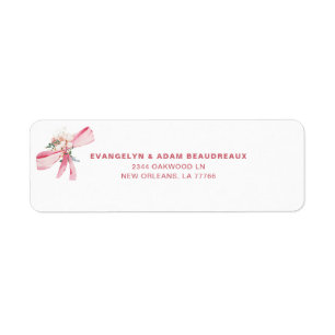 Aquarelle bleu rose Baby shower
