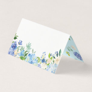 Aquarelle Blue Hydrangea Floral Garland