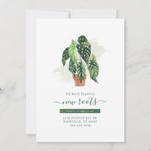 Aquarelle Boho Moving Faire-part