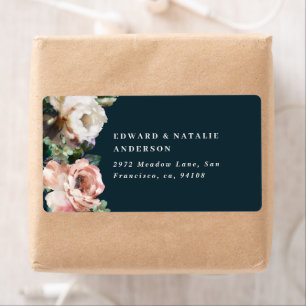 aquarelle botanique élégant foncé moderne rustique