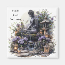Aquarelle Bouddha Harmony Magnet