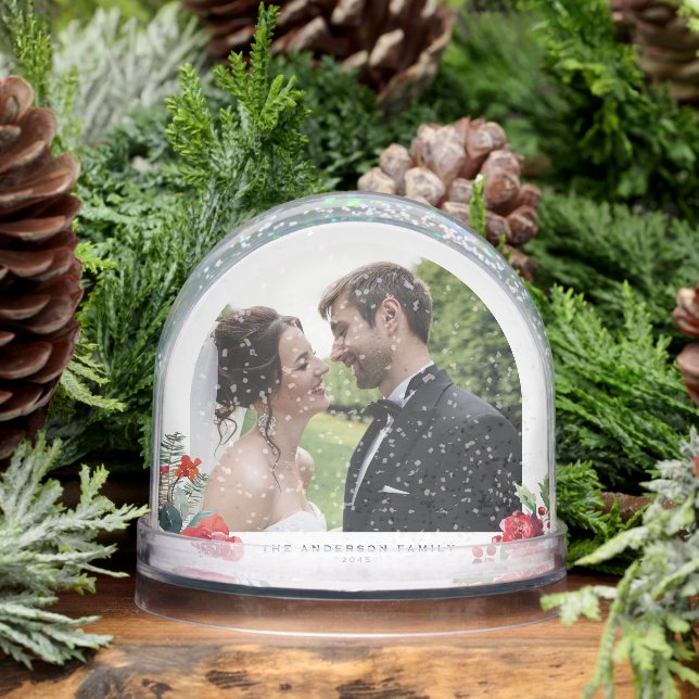 Aquarelle Bouquet de Noël Mariage Photos (Hiver)