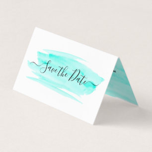 Aquarelle Brosse photo Enregistrer la carte de dat