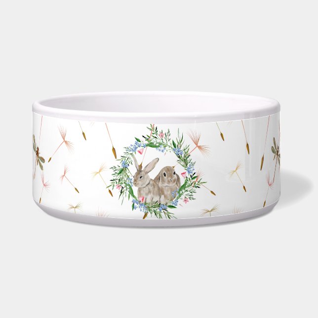 Aquarelle Bunnies  Bowl (Front)