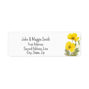 Aquarelle California Poppy Garden State Flower