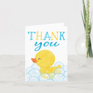 Aquarelle Caoutchouc Pliage Merci Cartes