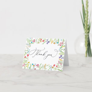 Aquarelle - Carte de remerciements de pâturage d'é
