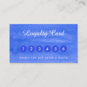 Aquarelle carte de visite