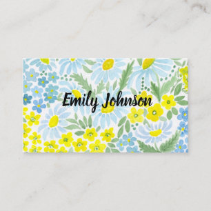 Aquarelle, carte personnelle