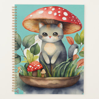 Aquarelle Champagne Jardin Chat