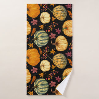 Aquarelle Citrouilles : Automne Motif sans couture