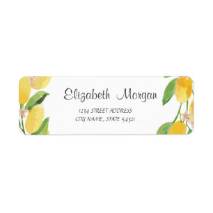 Aquarelle Citrus Lemons