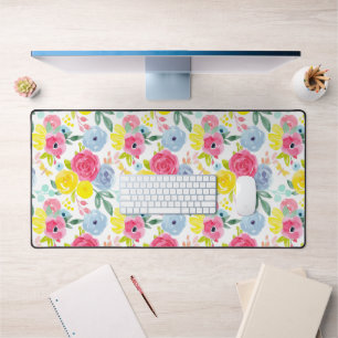 Aquarelle colorée brillante Motif floral