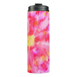 Aquarelle Creative Tone. Brush Gold. Ginger Tie Dy Thermal Tumbler