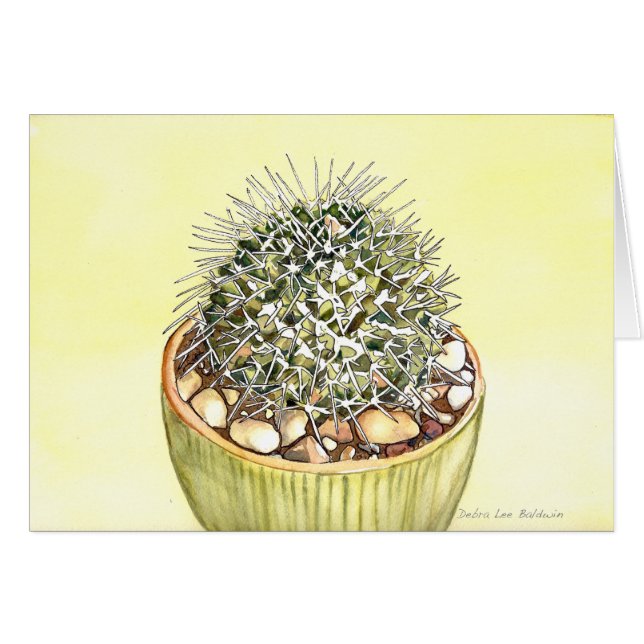 Aquarelle de cactus par Debra Lee Baldwin (Devant Horizontal)