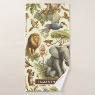 Aquarelle de la jungle vintage