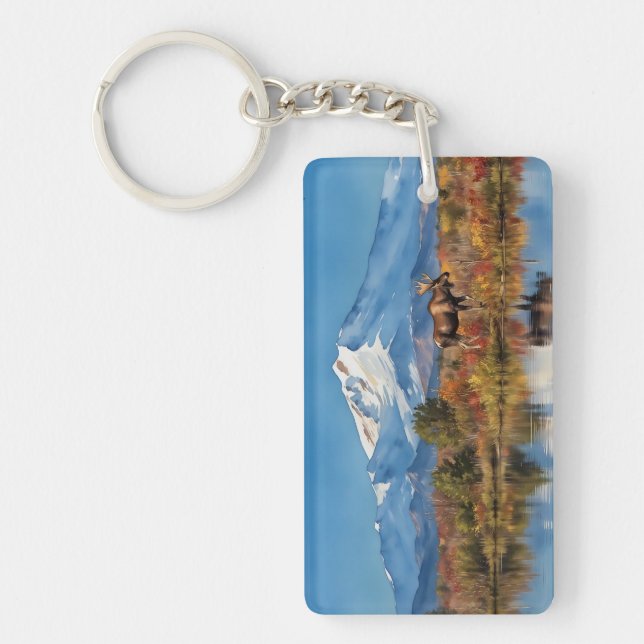 Aquarelle de l'Alaska du parc national de Denali (Devant)