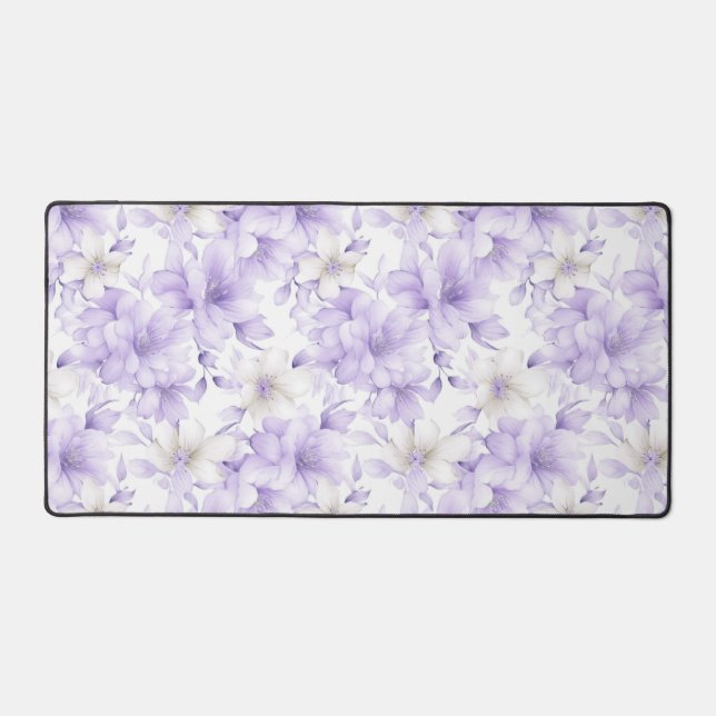 Aquarelle délicate Fleurs violettes (Recto)