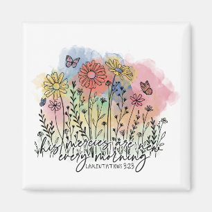 Aquarelle des femmes chrétiennes aimant floral