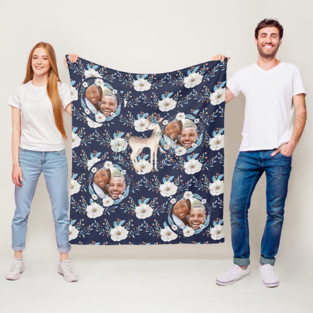 Aquarelle d'hiver Fleurs de cerfs Couverture photo (En situation)