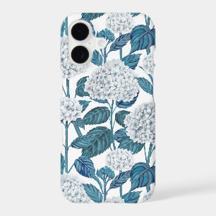 Aquarelle d'hydrangée blanche