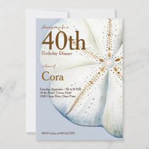 Aquarelle Dollar Anniversaire Invitation