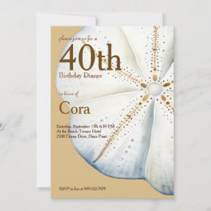 Aquarelle Dollar Anniversaire Invitation