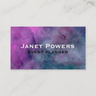 aquarelle du planificateur d'événements cartes de
