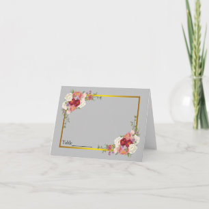 Aquarelle Dusty Gris Or Blush Peach Mariage Pas