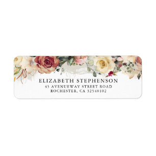 Aquarelle élégante de mariage de fleur rustique de