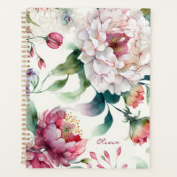 Aquarelle élégante délicate motif asiatique floral