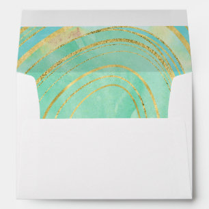 Aquarelle en bon état 5 x d'agate enveloppe 7