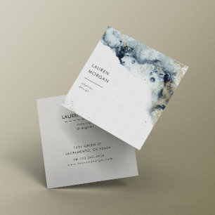 Aquarelle et Carte de visite de sable