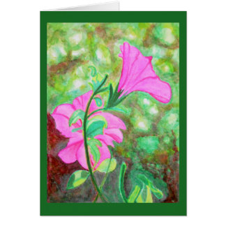 Aquarelle étoilée et étoilée de gloire de matin