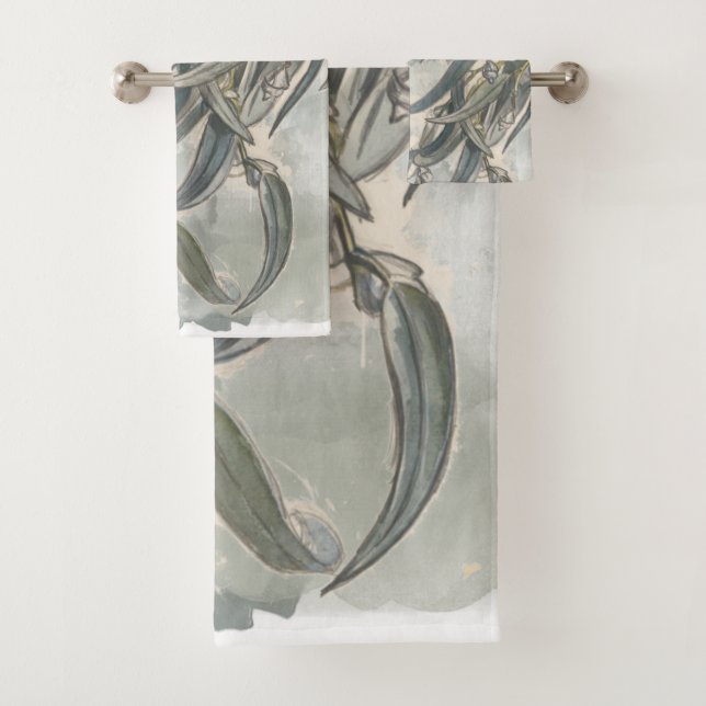 Aquarelle Eucalyptus Verdure Feuille (En situation)