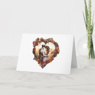 Aquarelle faire-part de mariage Coeur 2 de 5