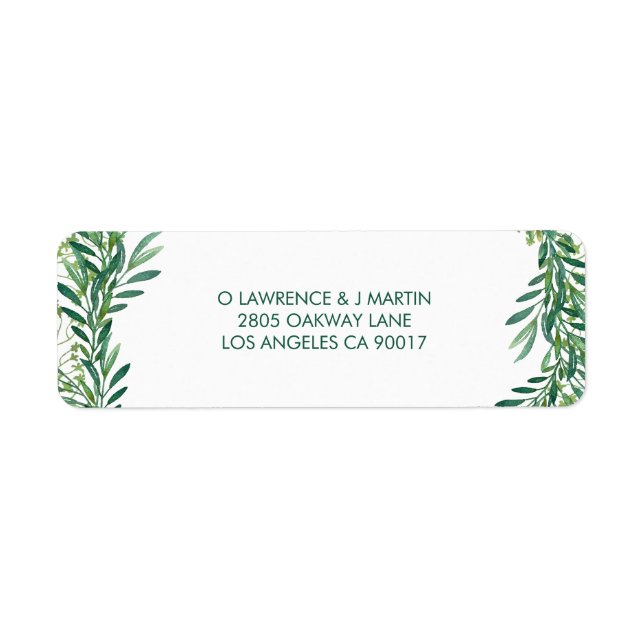 Aquarelle Feuille verte (Devant)