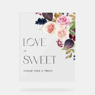 Aquarelle Figés et Berry Mariage Love is Sweet
