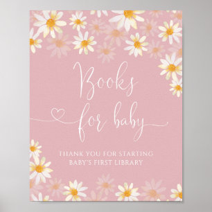 Aquarelle Fleur sauvage Livres pour Baby Poster