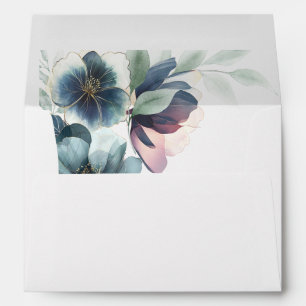 Aquarelle fleurs blanches Enveloppe