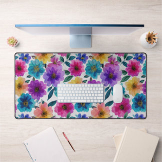 Aquarelle Fleurs de printemps colorées motif flora