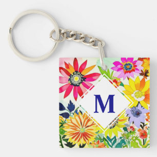 Aquarelle Fleurs Monogrammes