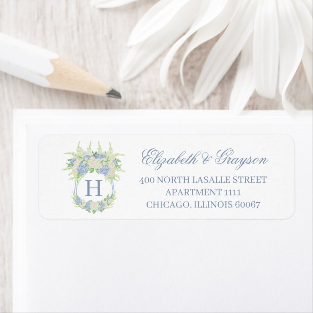 Aquarelle Floral Garden Party Crest (En situation)