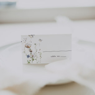 Aquarelle Floral Mariage Cartes de Place