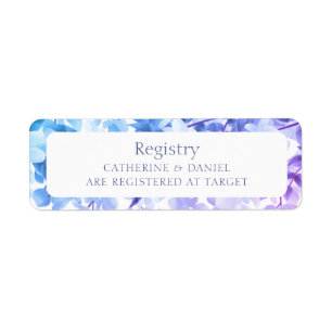 Aquarelle Floral Mariage Information sur le Regist