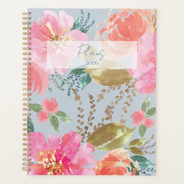 Aquarelle Florale (Devant)