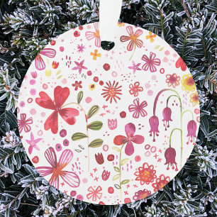 Aquarelle florale moderne