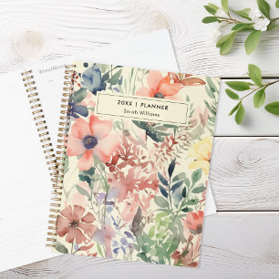 Aquarelle florale personnalisée