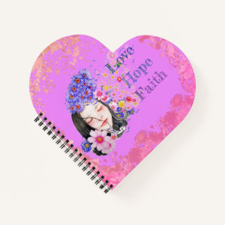 aquarelle foi espoir amour carnet