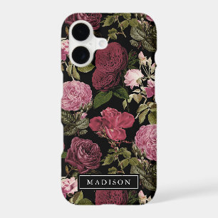 Aquarelle foncée et Moody Floral Personnalisé